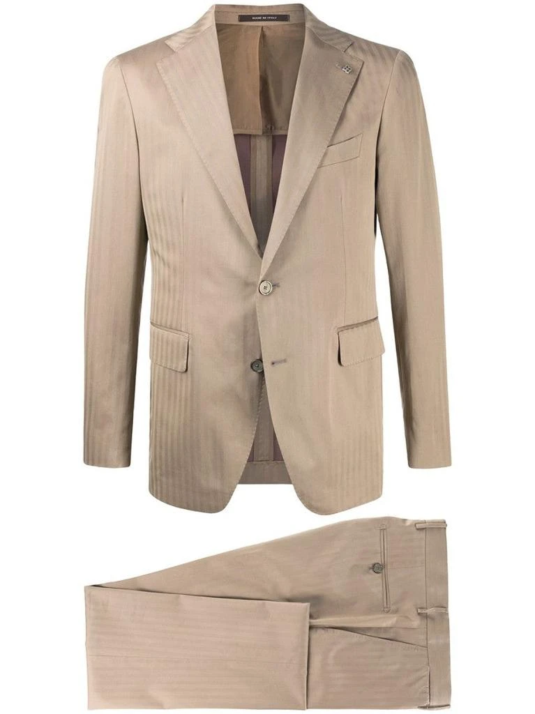 商品TAGLIATORE|Beige Two-Piece Suit With Classic Fit,价格¥8679,第1张图片