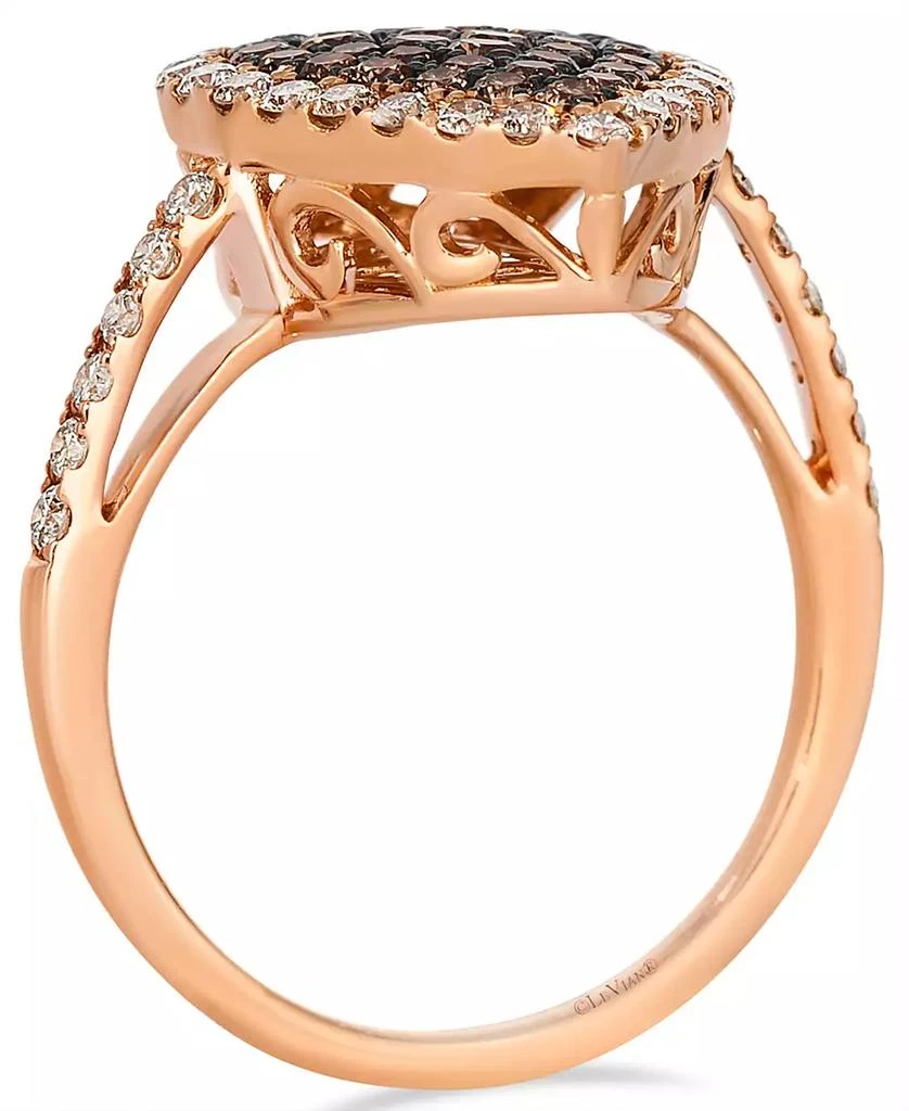 商品Le Vian|Chocolate Ombre Diamond Ring (1.14 ct. t.w.) in 14K Strawberry Gold,价格¥43800,第2张图片详细描述