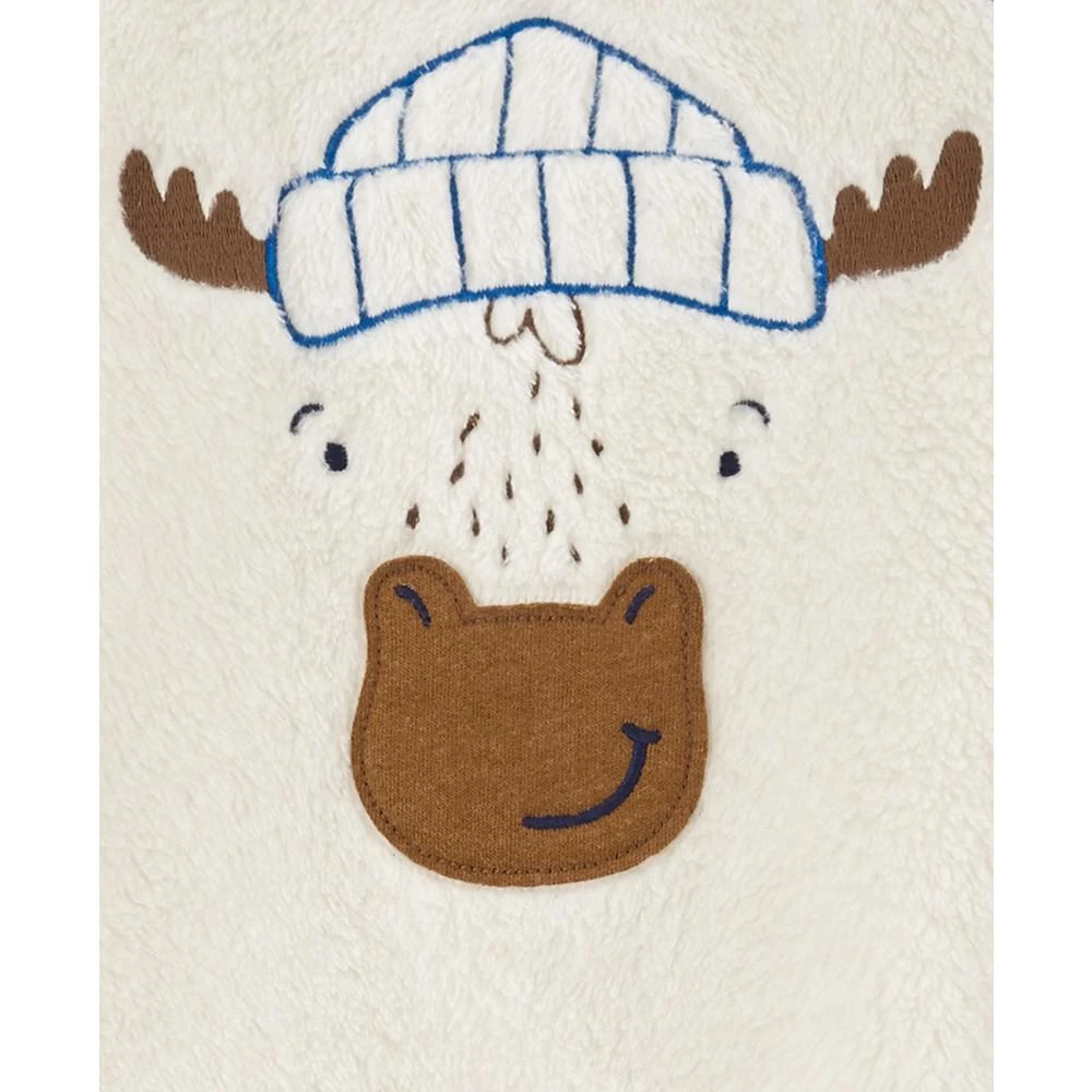 商品Carter's|Baby Boys Faux-Sherpa Moose Pullover Top and Pants, 2 Piece Set,价格¥234,第2张图片详细描述