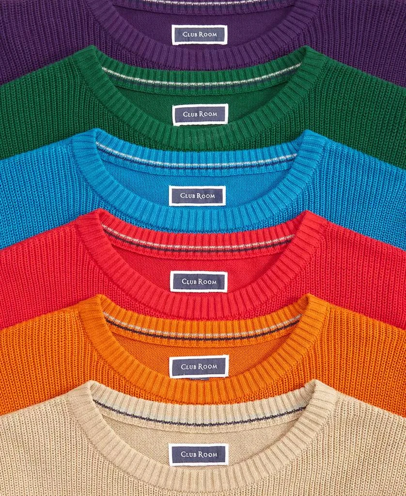 商品Club Room|Men's Textured Cotton Sweater, Created for Macy's,价格¥94,第5张图片详细描述