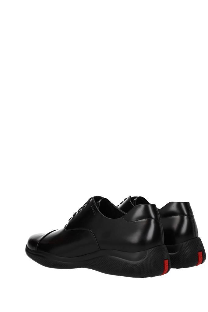 商品Prada|Lace up and Monkstrap Leather Black,价格¥3526,第6张图片详细描述