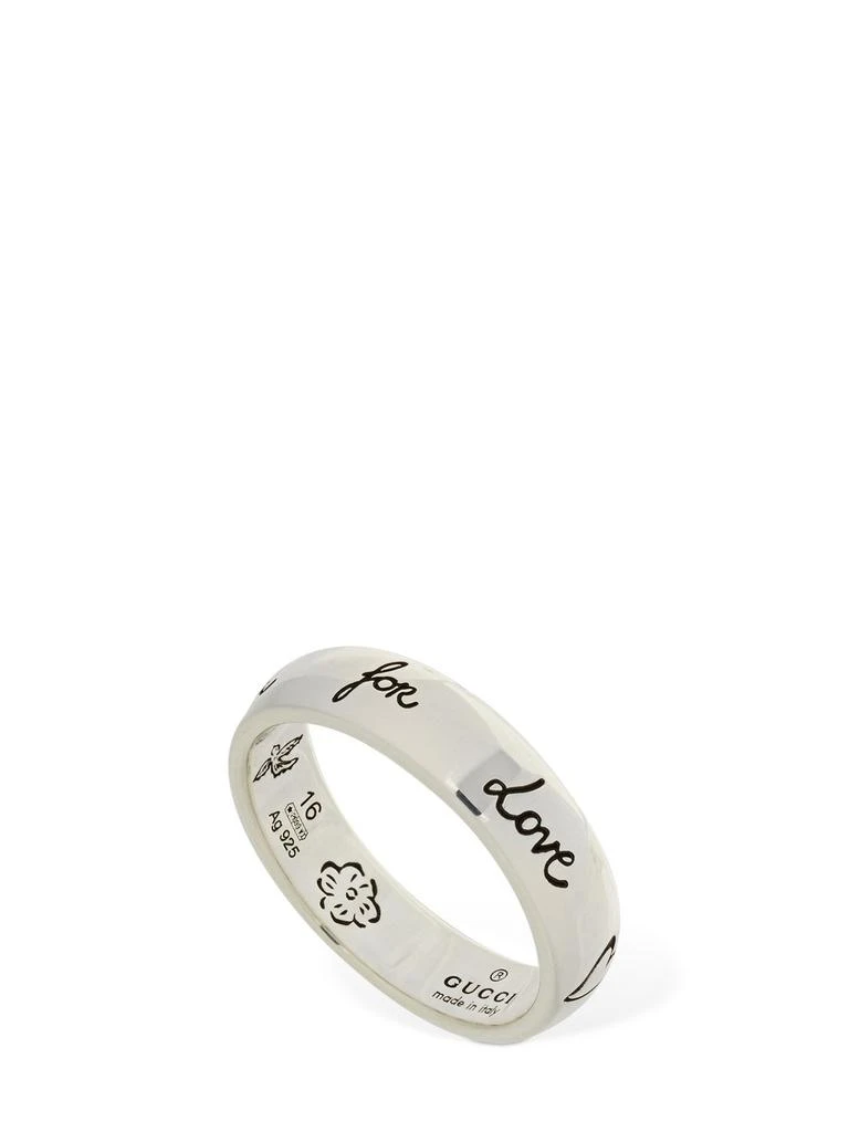商品Gucci|"blind For Love" Band Ring,价格¥2329,第2张图片详细描述