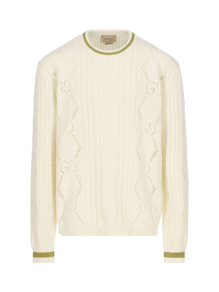 商品Gucci|Gucci Kids Crewneck Long-Sleeved Jumper,价格¥3333,第1张图片