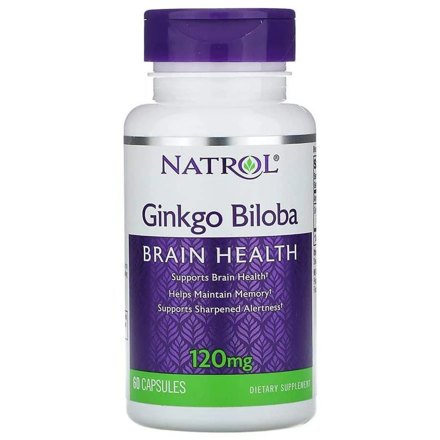 商品Natrol|Ginkgo Biloba Brain Health Supplement 120 mg,价格¥44,第1张图片