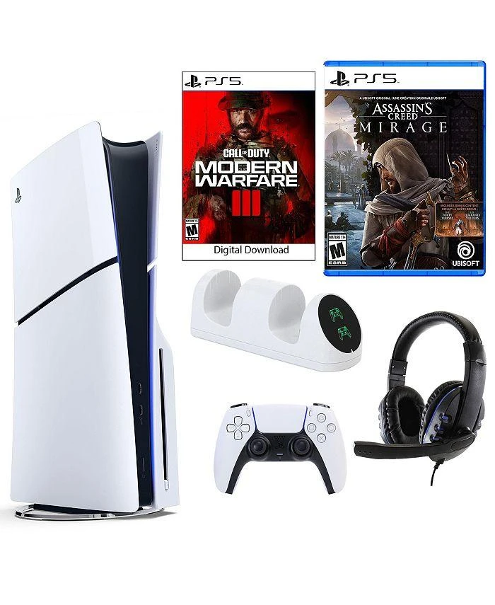 商品SONY|PS5 COD Core Console with Mirage, Headset and Dual Charging Dock,价格¥6202,第1张图片