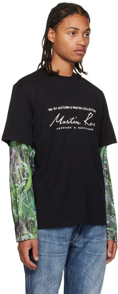 商品Martine Rose|Black Classic T-Shirt,价格¥720,第2张图片详细描述
