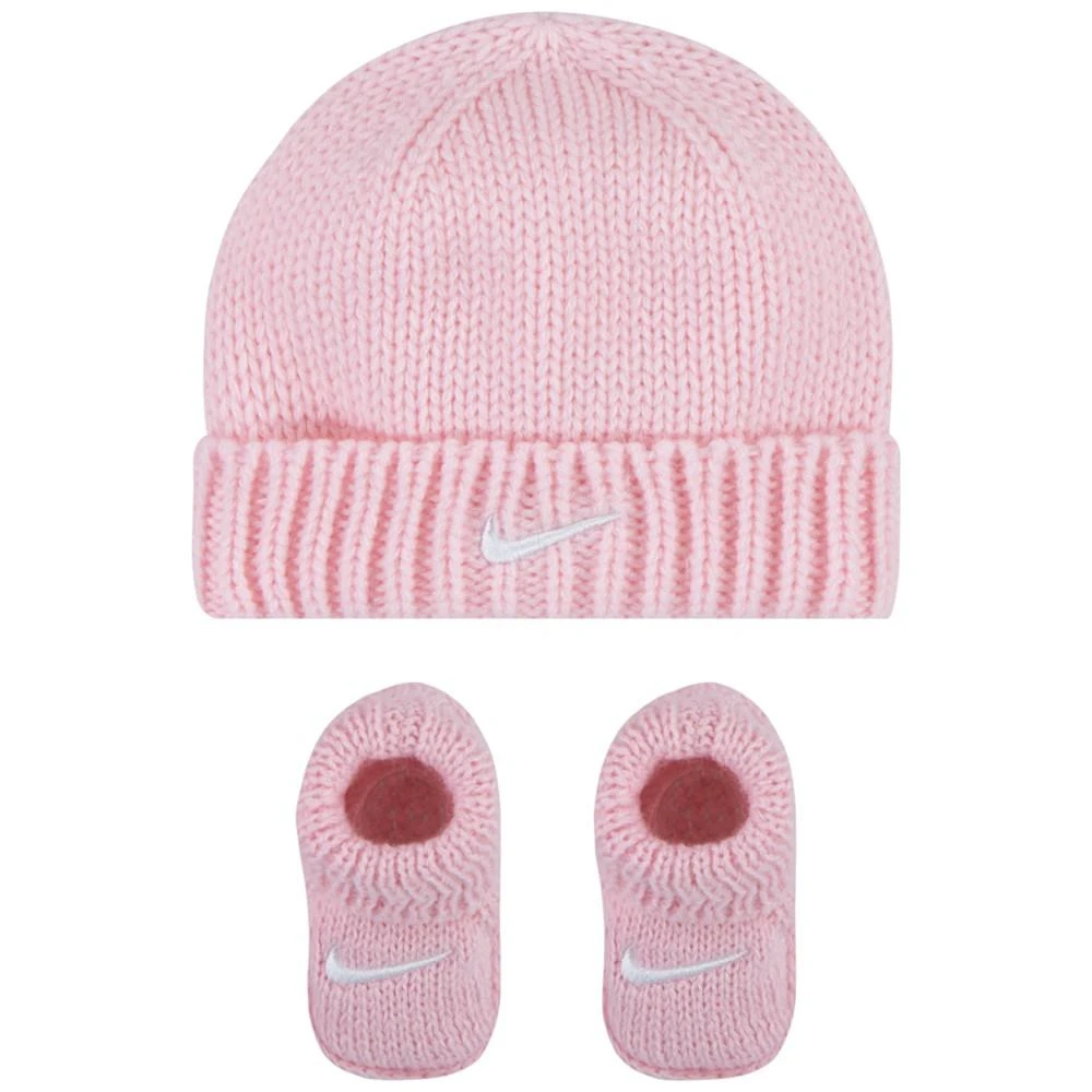 商品NIKE|Baby Boys or Girls Cable Knit Hat and Booties, 2 Piece Set,价格¥113,第1张图片