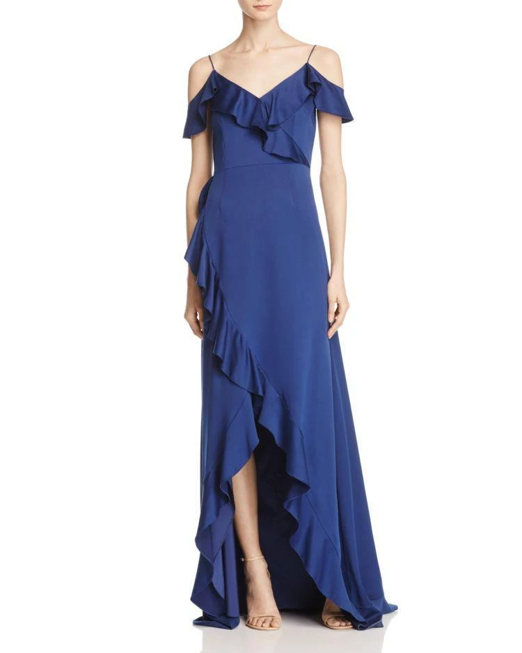 商品Aidan Aidan|Ruffle-Trim Gown,价格¥1282,第1张图片