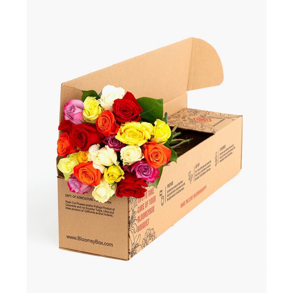 商品BloomsyBox|Somewhere Over The Rainbow Roses Fresh Flower Bouquet,价格¥373,第4张图片详细描述
