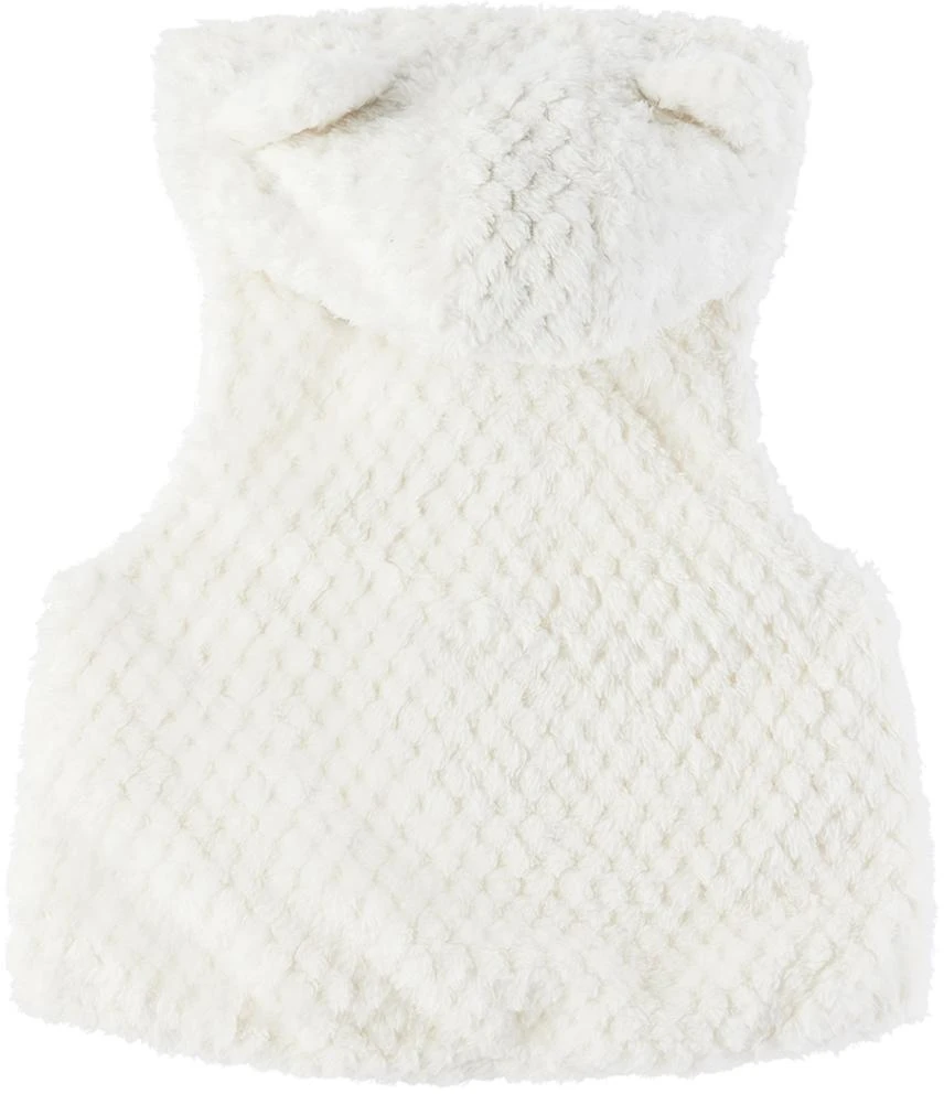 商品ANNA SUI MINI|SSENSE Exclusive Baby Off-White Vest,价格¥268,第2张图片详细描述