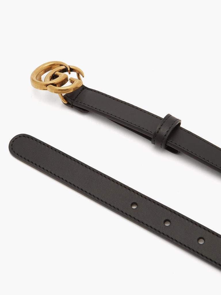 商品Gucci|GG-logo leather belt,价格¥2591,第6张图片详细描述