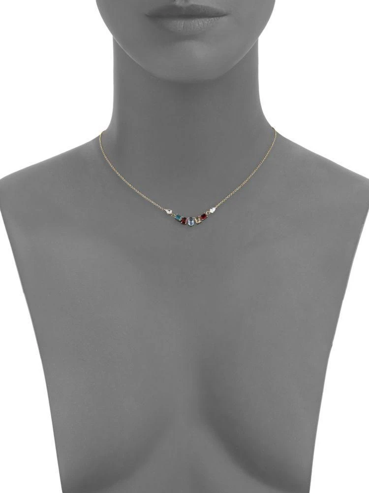 商品Nadri|Verdana Goldtone &amp; Crystal Slider Necklace,价格¥301,第3张图片详细描述