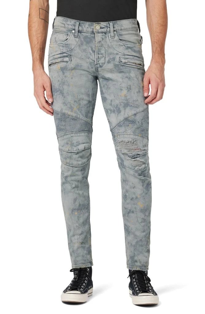 商品Hudson|Blinder Biker V2 Ripped Moto Skinny Jeans,价格¥292,第1张图片