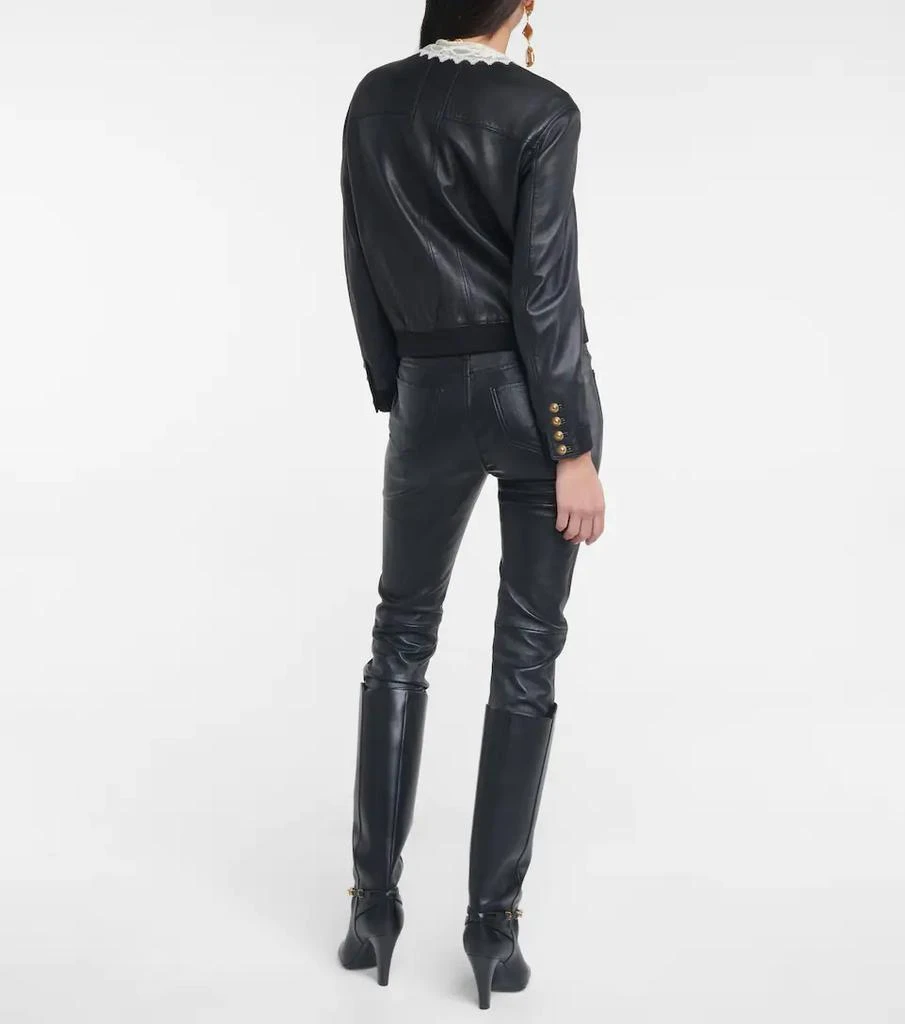 商品Yves Saint Laurent|Leather jacket,价格¥34855,第3张图片详细描述