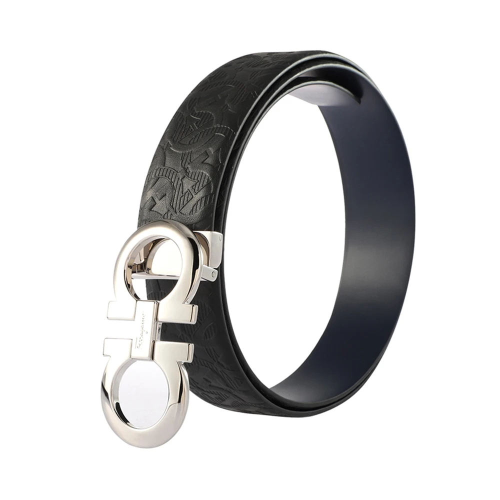 SALVATORE FERRAGAMO 黑色男士腰带 67-9939-746527 商品