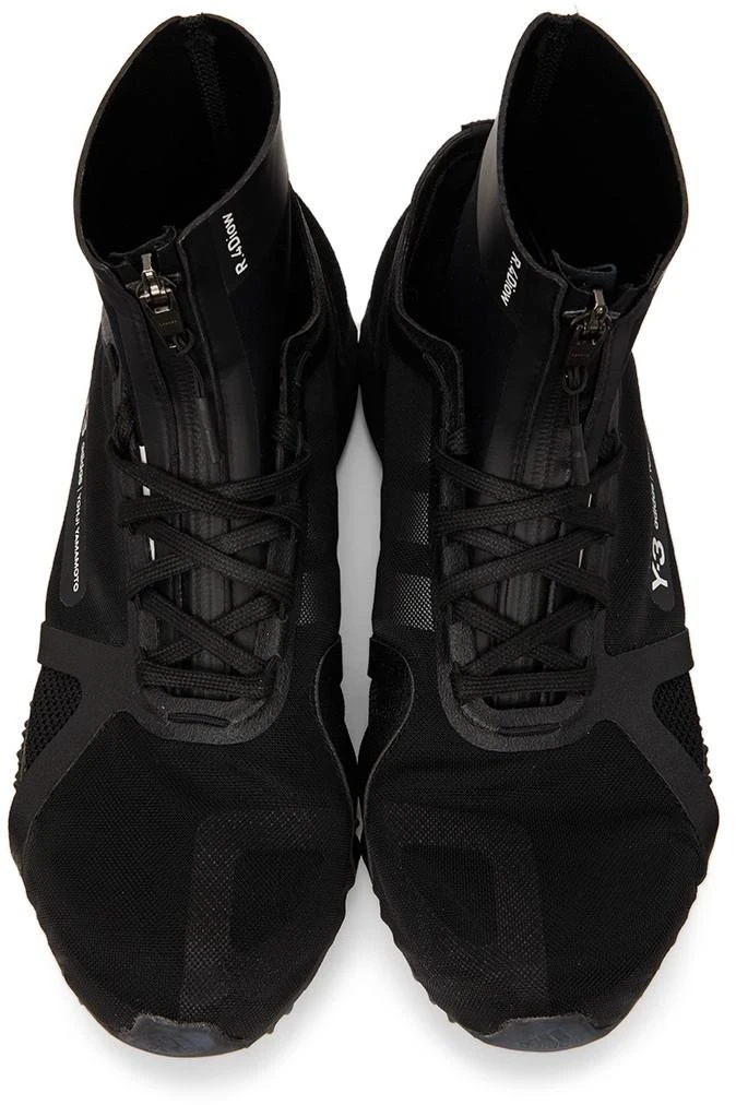 商品Y-3|Black Mesh Runner 4D Low Sneakers,价格¥1134,第5张图片详细描述