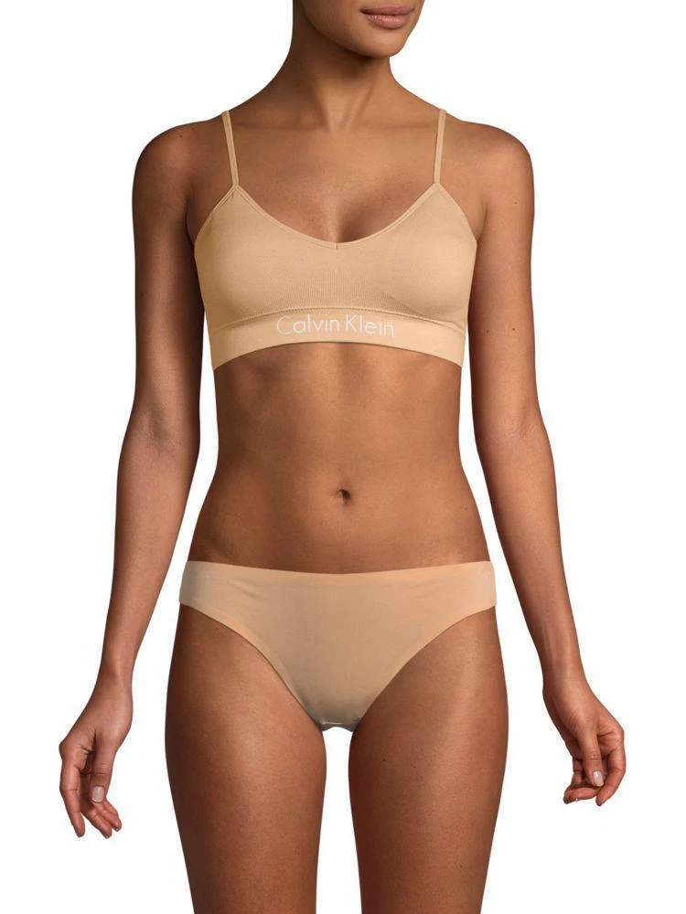 商品Calvin Klein|Classic Logo Bralette,价格¥191,第1张图片详细描述