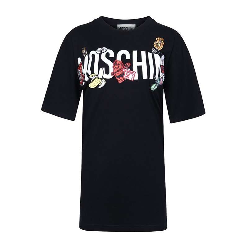 商品[国内直发] Moschino|Moschino 莫斯奇诺 黑色女士上衣 EJ0711-0540-J1555,价格¥1487,第1张图片