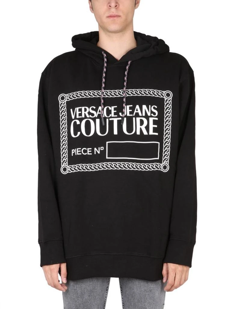 商品Versace|Versace jeans men's black other materials sweatshirt,价格¥2939,第1张图片