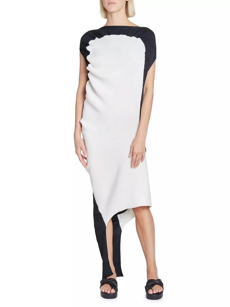 商品Issey Miyake|Aerate Asymmetric Midi dress,价格¥2985,第3张图片详细描述