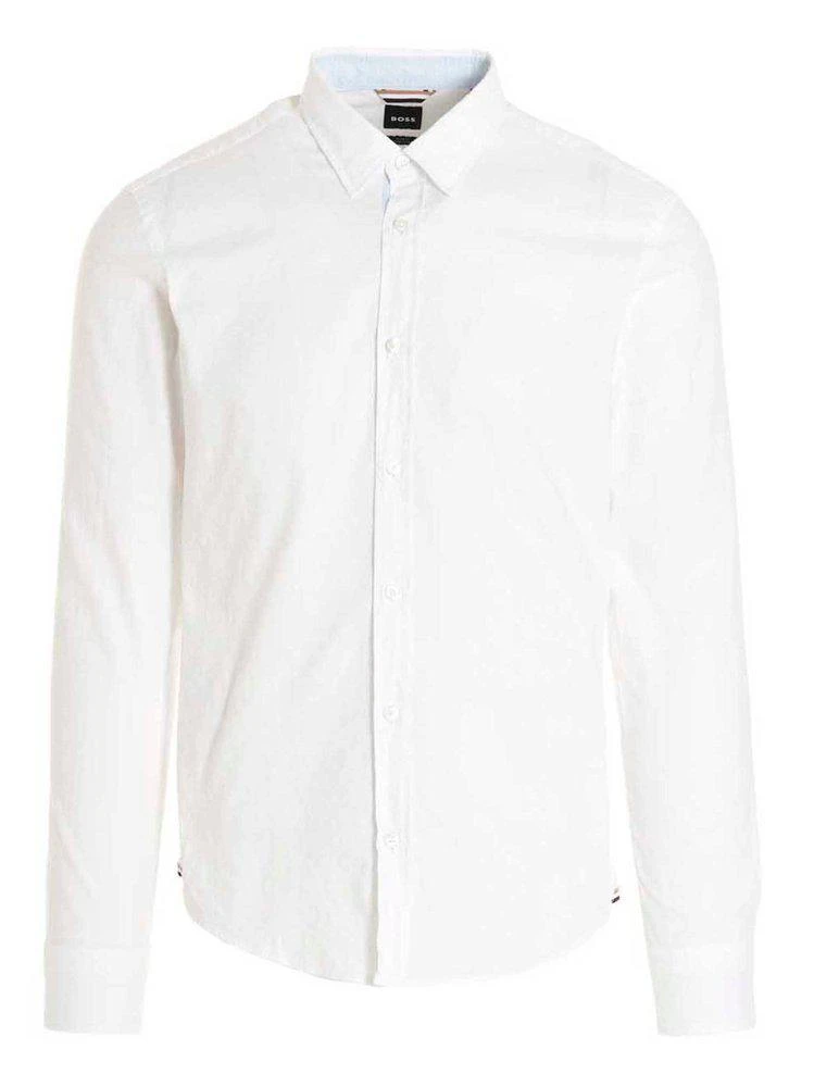 商品Hugo Boss|Hugo Boss Buttoned Long-Sleeved Shirt,价格¥358,第1张图片