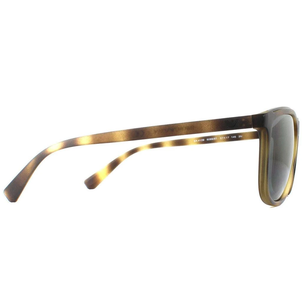 商品Emporio Armani|Emporio Armani Men's Sunglasses - Grey Lenses Matte Havana Frame | EA4109 5089,价格¥415,第5张图片详细描述