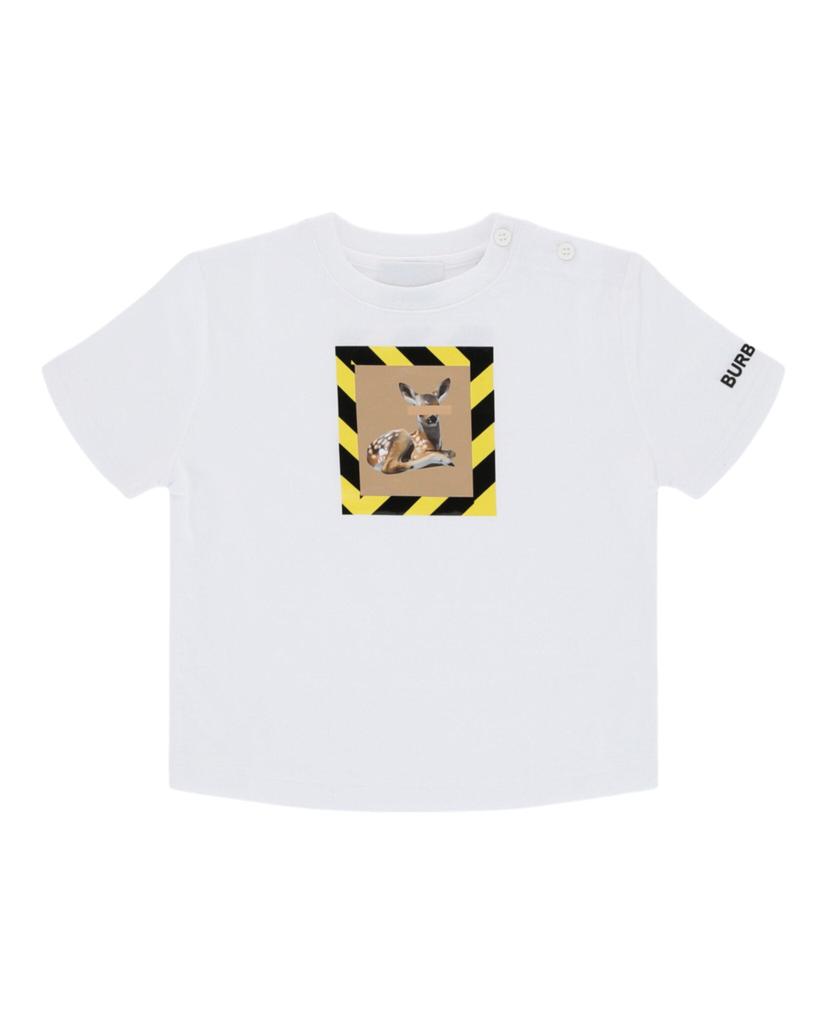 Kids Deer Print T-Shirt商品第1张图片规格展示