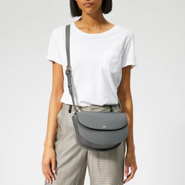 商品A.P.C.|A.P.C. Women's Geneve Bag - Blue Grey,价格¥3821,第3张图片详细描述