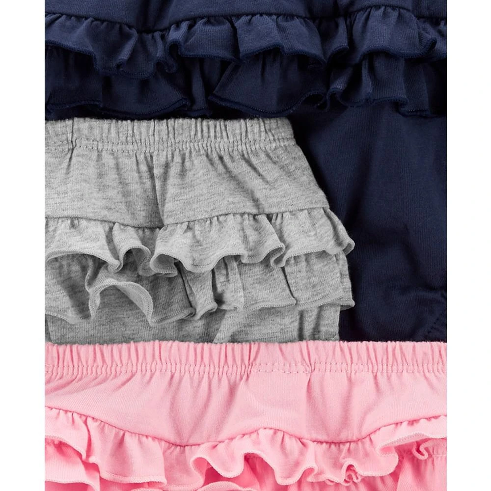 商品Carter's|Baby Girls 3-Pack Ruffle Diaper Cover Set,价格¥97,第2张图片详细描述
