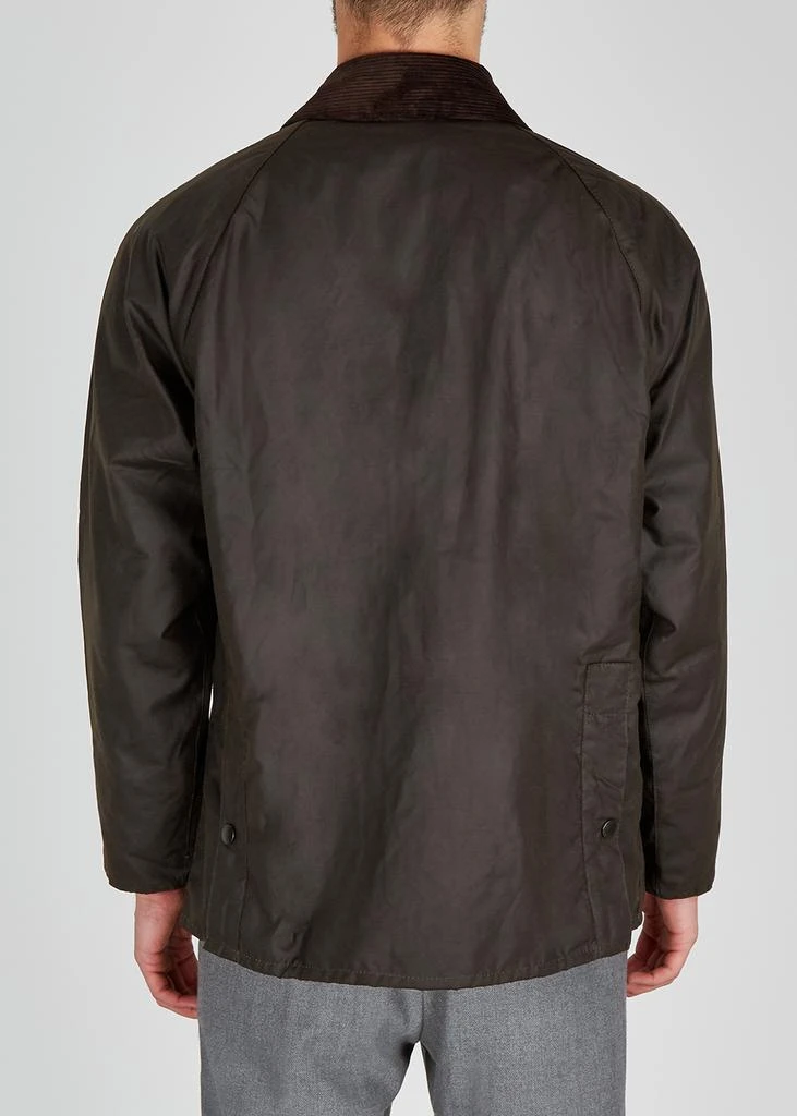 商品Barbour|Bedale dark olive waxed cotton jacket,价格¥2527,第3张图片详细描述