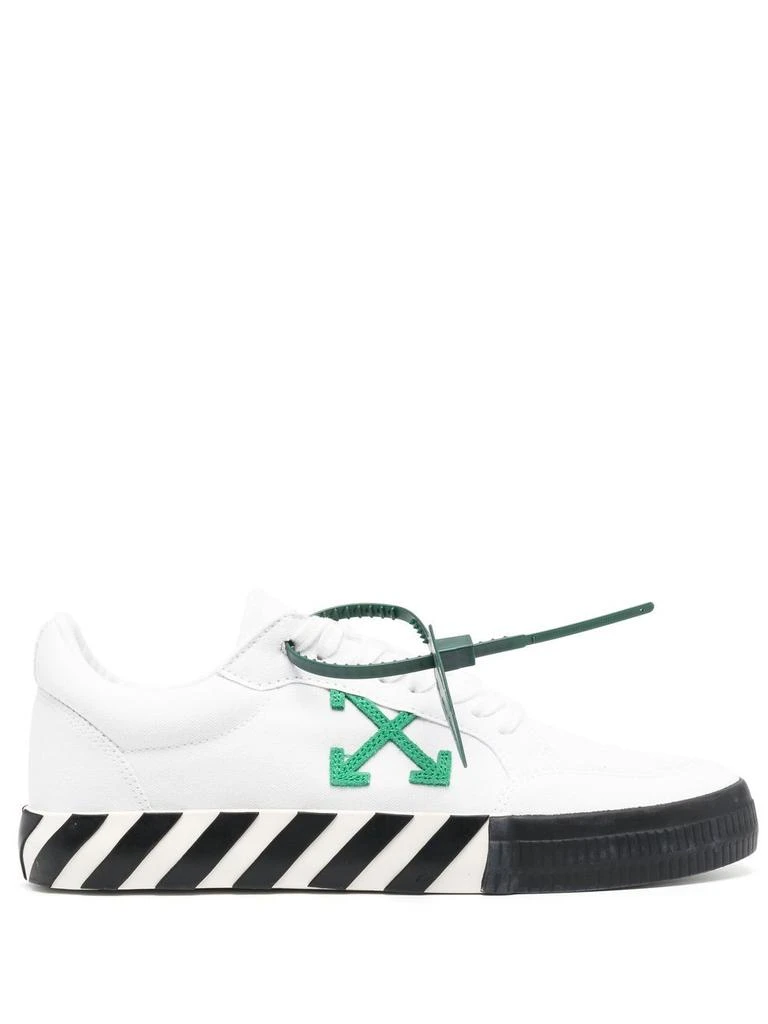 商品Off-White|OFF-WHITE Low Vucanized canvas sneakers,价格¥1553,第1张图片