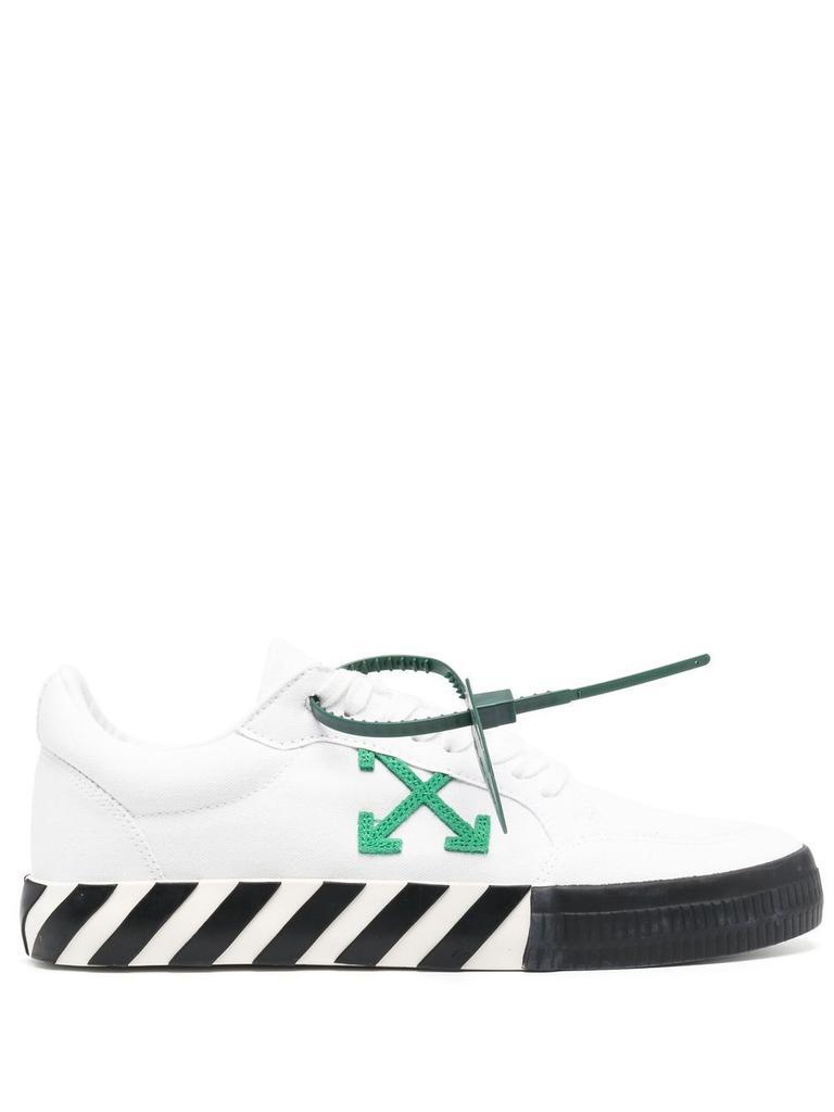 商品Off-White|OFF-WHITE Low Vucanized canvas sneakers,价格¥1524,第1张图片