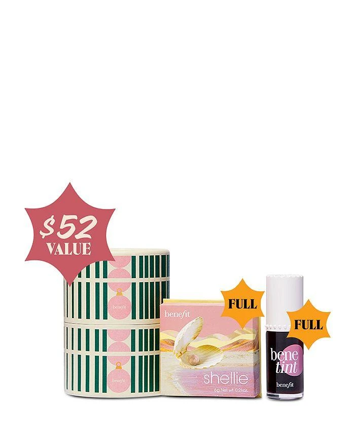 商品Benefit Cosmetics|Mistletoe Blushin' Lip & Blush Set ($52 value),价格¥240,第4张图片详细描述