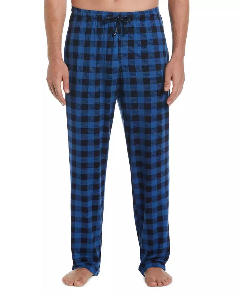 商品Perry Ellis|Men's Deluxe Touch Knit Buffalo Plaid Pajama Pant,价格¥75,第1张图片