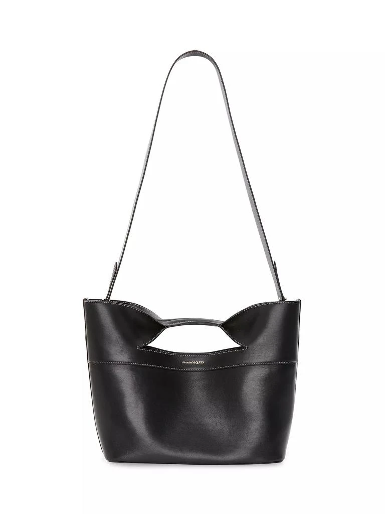 商品Alexander McQueen|The Small Bow Leather Top-Handle Bag,价格¥7728,第2张图片详细描述