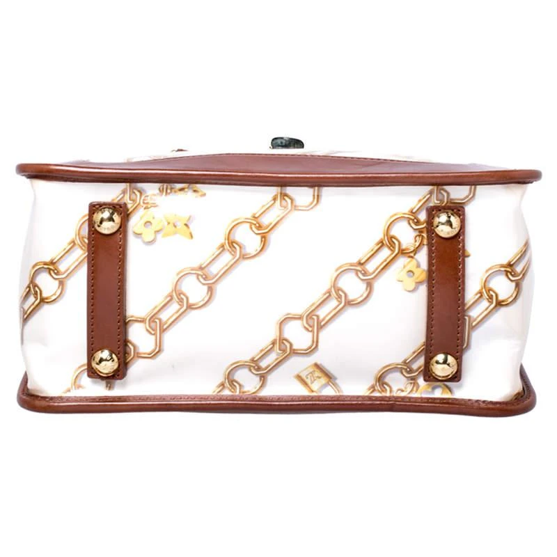 Louis Vuitton Brown/White Monogram Coated Canvas Linda Charms Bag 商品