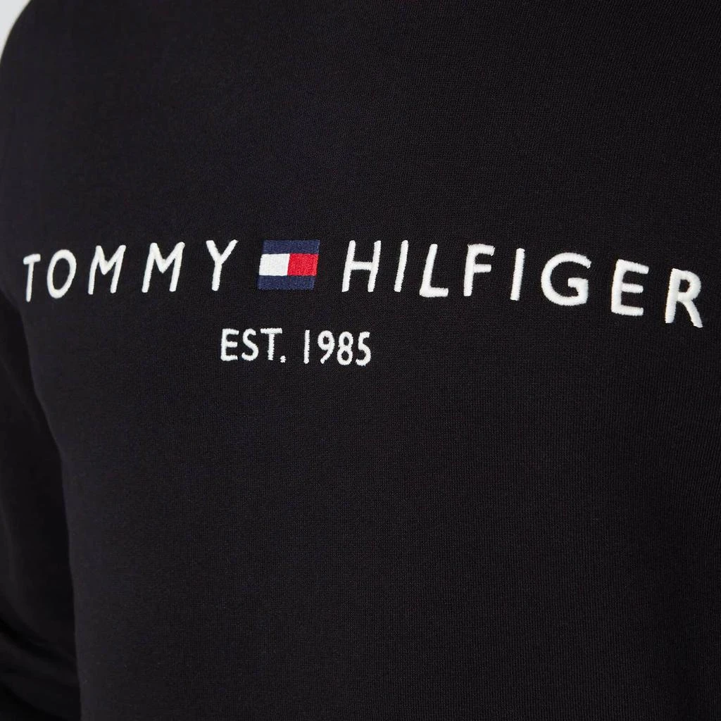 商品Tommy Hilfiger|Tommy Hilfiger Men's Tommy Logo Hoodie - Jet Black,价格¥631,第4张图片详细描述