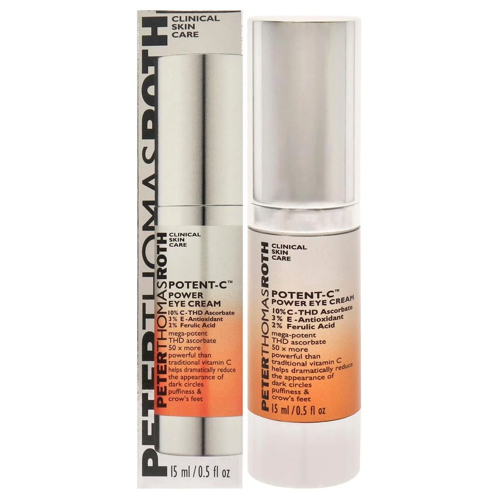 商品Peter Thomas Roth|Potent-C Power Eye Cream by  for Unisex - 0.5 oz Cream,价格¥433,第1张图片