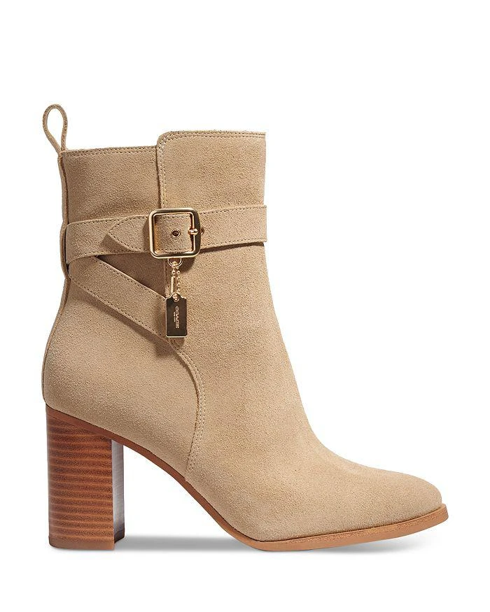 商品Coach|Women's Olivia Block Heel Booties,价格¥662,第2张图片详细描述