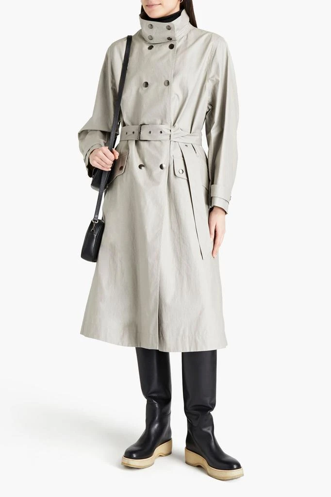 商品Isabel Marant|Oversized coated cotton-canvas trench coat,价格¥2949,第2张图片详细描述