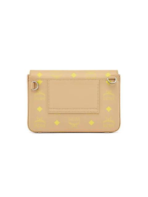 商品MCM|Small Color Splash Logo Leather Crossbody Bag,价格¥4538,第5张图片详细描述