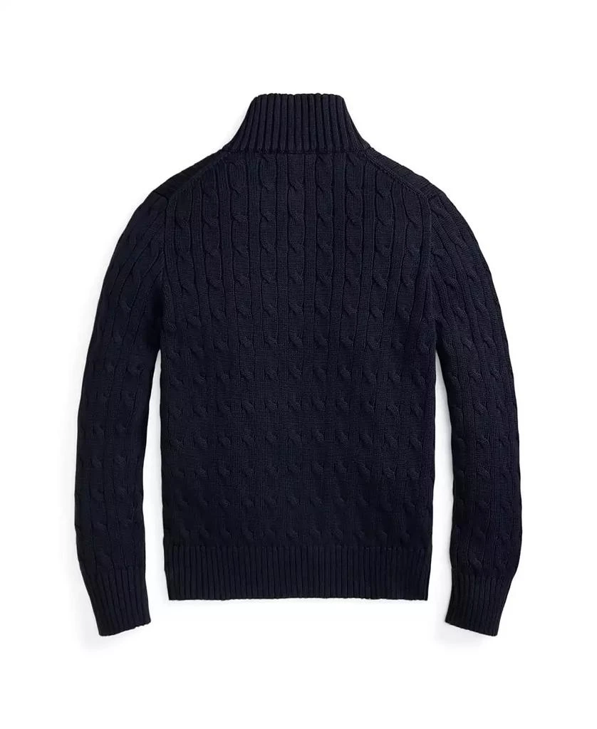 商品Ralph Lauren|大童款 四分之一拉链毛衣,价格¥388,第5张图片详细描述