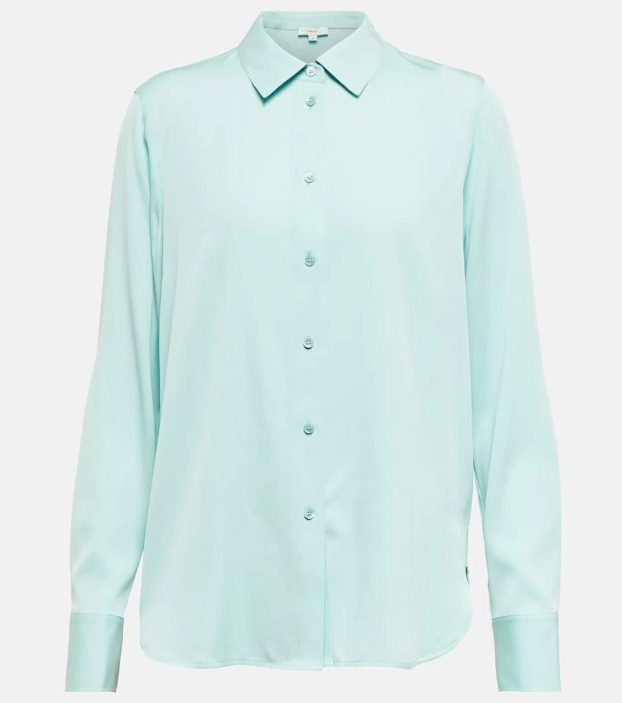 商品Vince|SIlk-blend shirt,价格¥1904,第1张图片