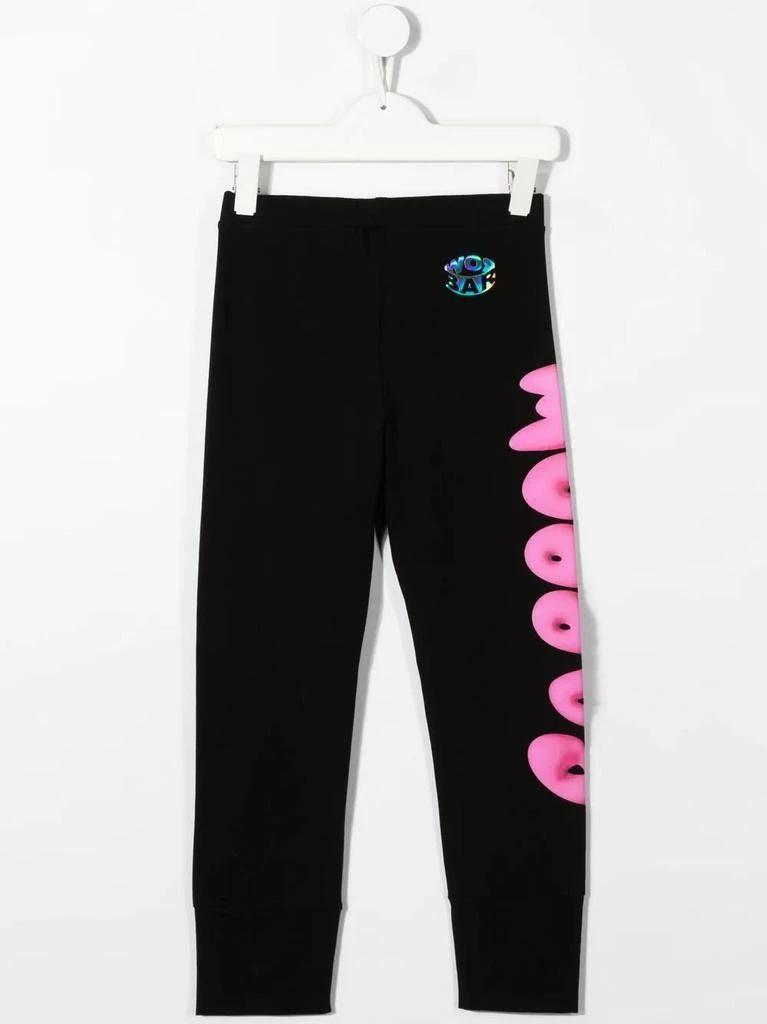 商品BARROW|Barrow Black Kids Leggings With Logo And Lettering,价格¥685,第2张图片详细描述