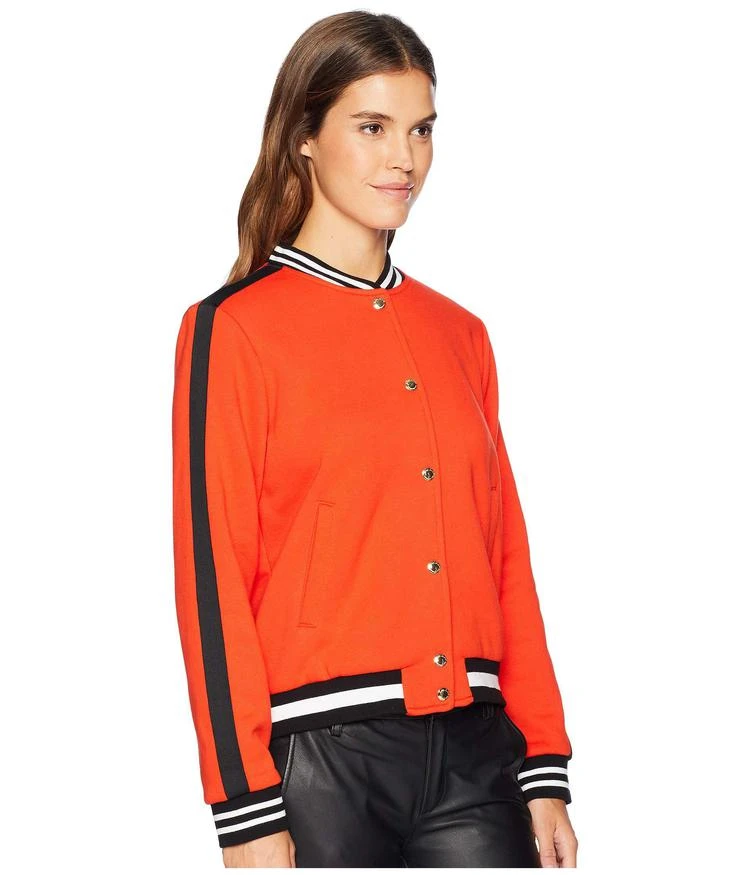 商品Juicy Couture|Luxe Tiger Patch Terry Bomber Jacket,价格¥426,第4张图片详细描述