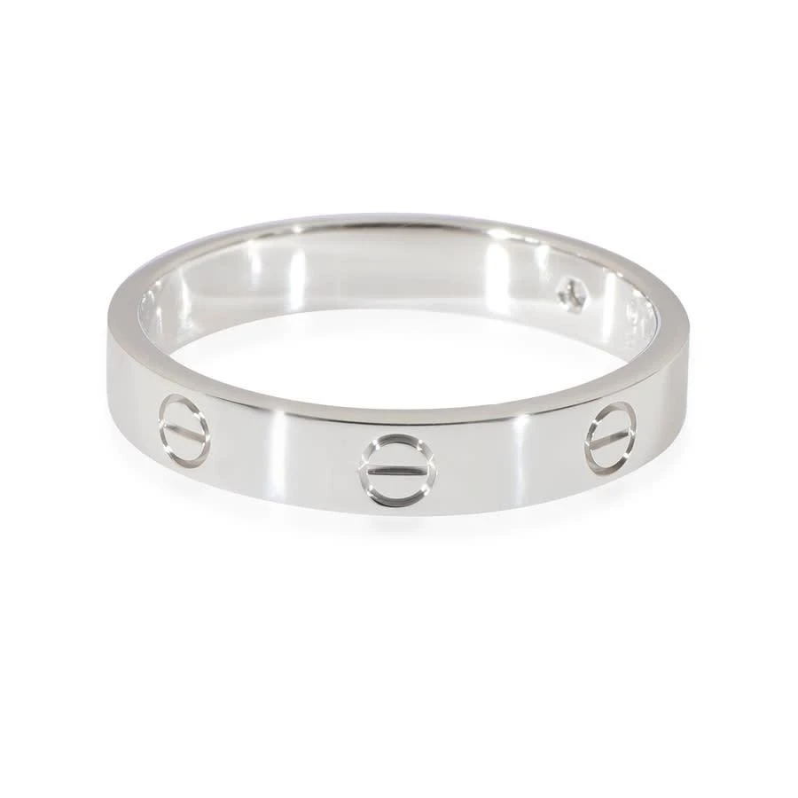 商品[二手商品] Cartier|Pre-Owned Cartier Love Diamond Wedding Band in 18k White Gold 0.02 CTW,价格¥12808,第3张图片详细描述