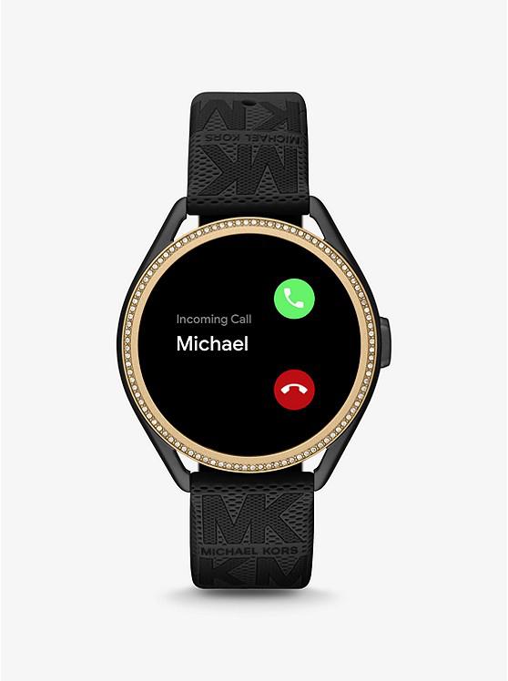 Michael Kors Access Gen 5E MKGO Two-Tone and Logo Rubber Smartwatch商品第5张图片规格展示