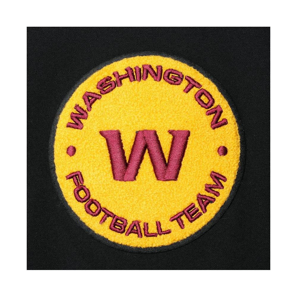 Men's Black Washington Football Team Logo Pullover Hoodie商品第5张图片规格展示