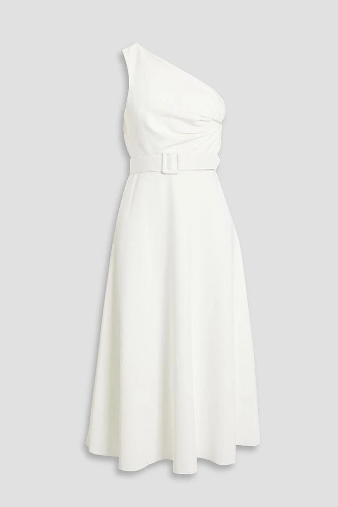 商品Badgley Mischka|One-shoulder scuba midi dress,价格¥1966,第1张图片