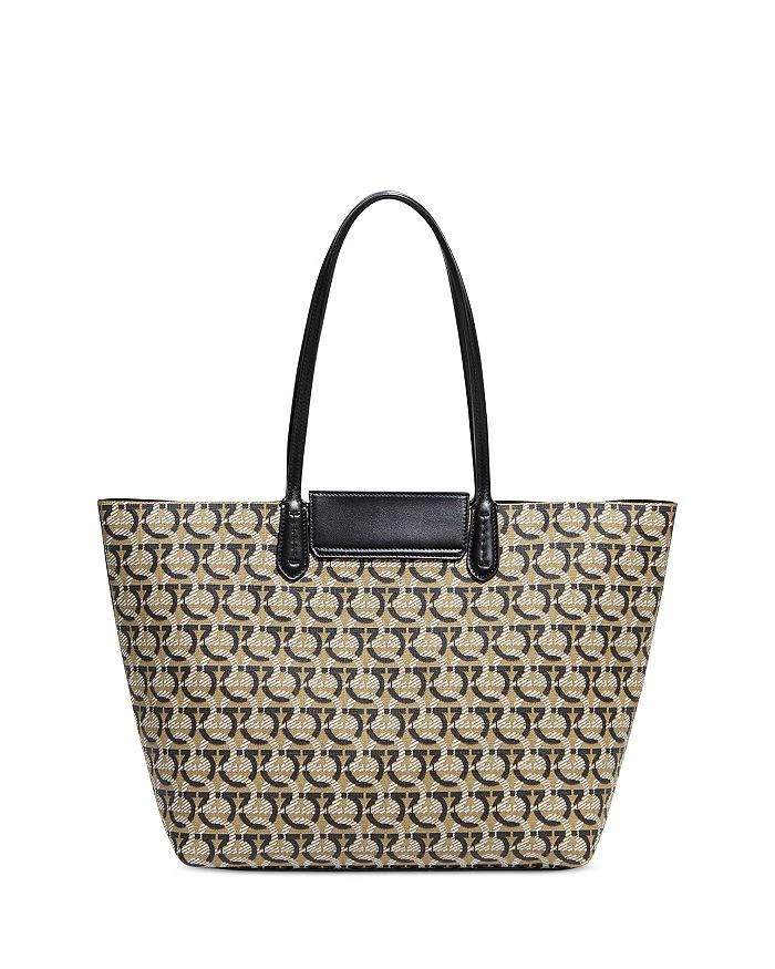 商品Salvatore Ferragamo|Gancini Logo Print Tote,价格¥6083,第4张图片详细描述